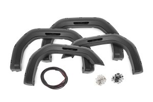 GMC Sierra 3500 HD Pocket Fender Flares - Rough Country - G42 - Coastal Dune - '20-'26
